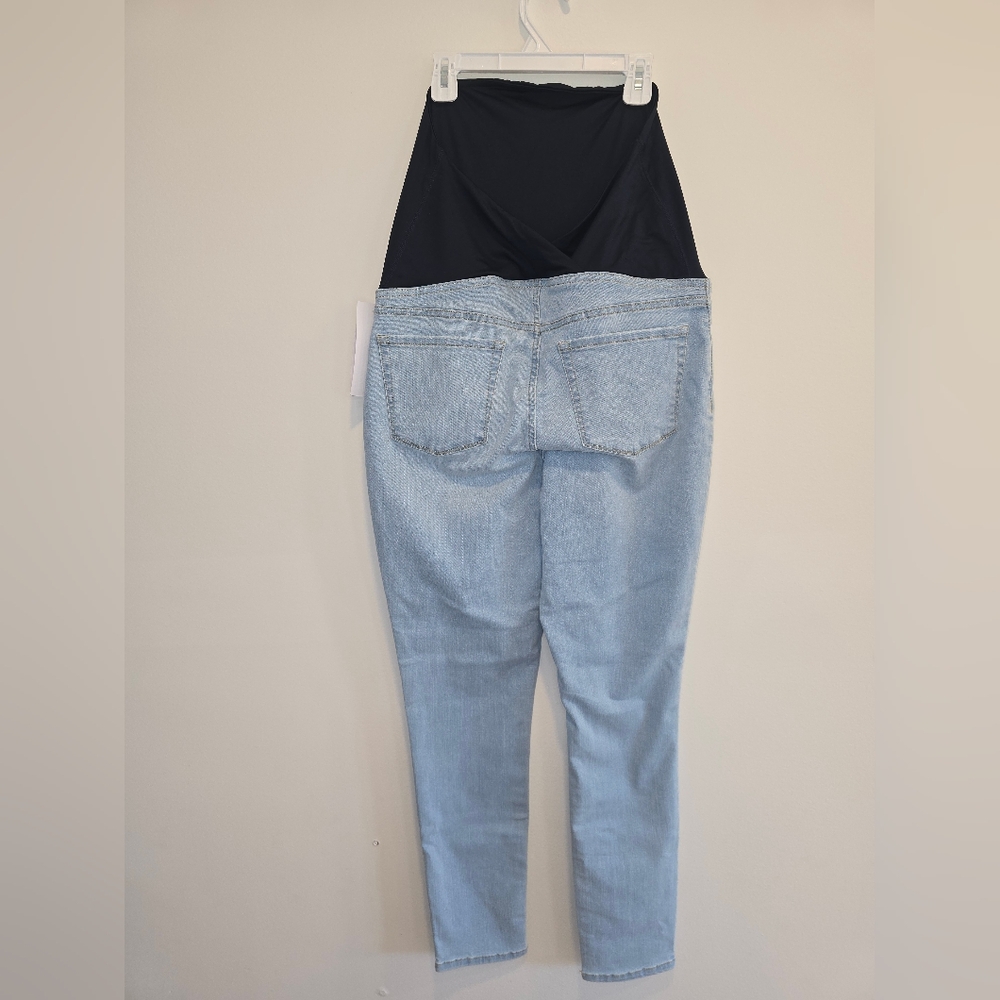 Over Belly Skinny Maternity Pants- Isabel Maternity by Ingrid & Isabel Sz 10 Nwt - Picture 10 of 10